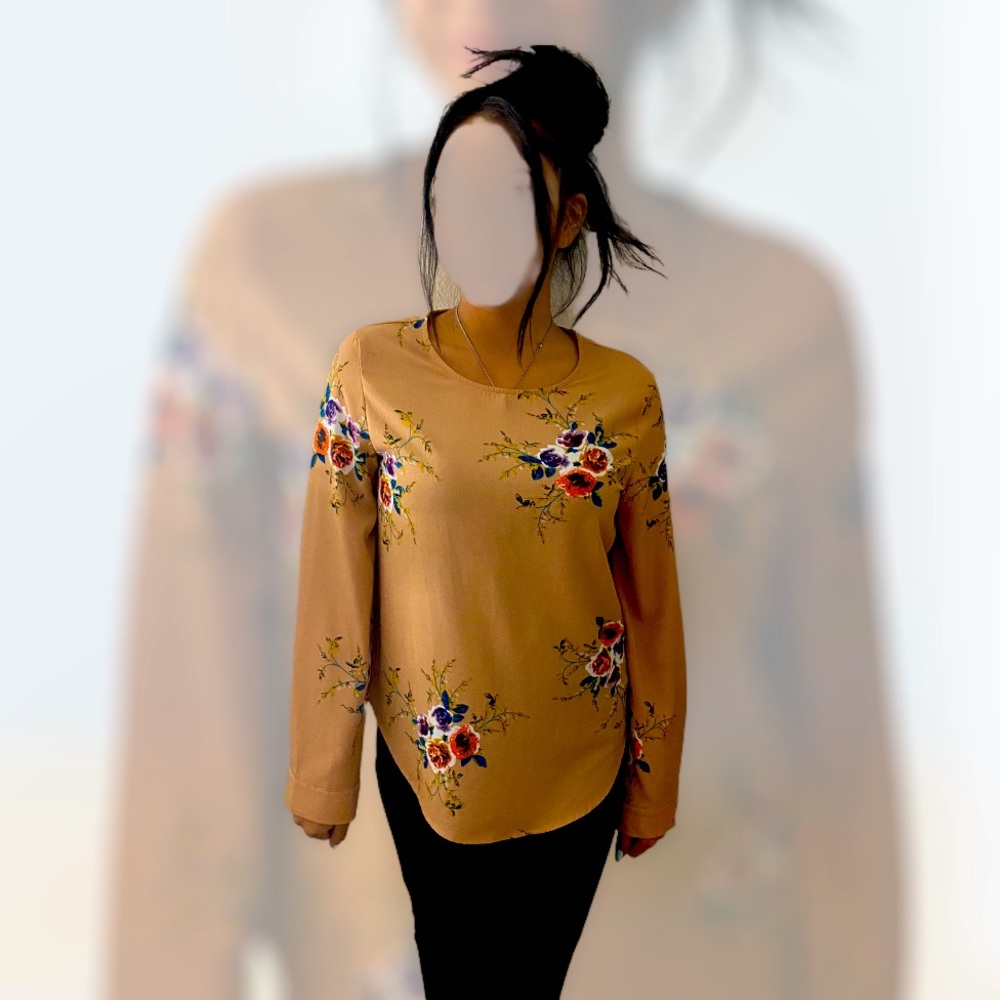 Shein long sleeve blouse